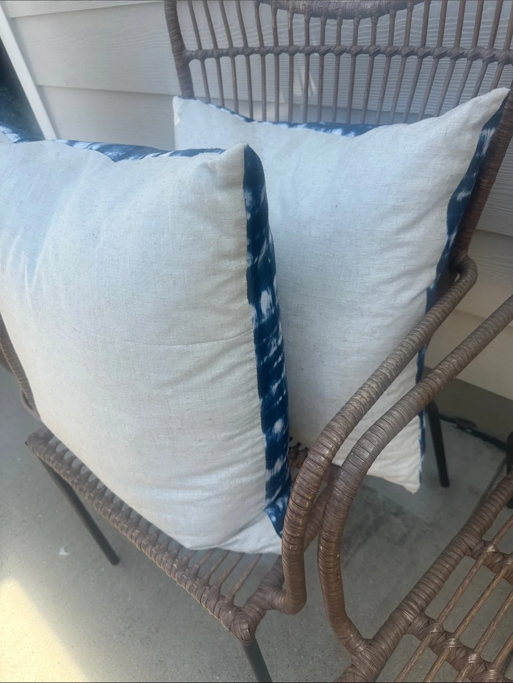 Custom Large Japanese Shibori Pattern Tie-dye Pillows (2)